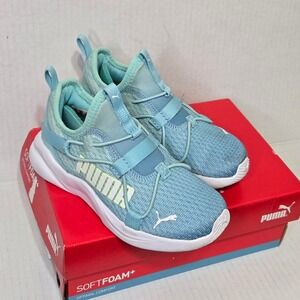 Puma Rift Slip On Ombre 2 AC PS Kids Shoes Blue White Sz 11C